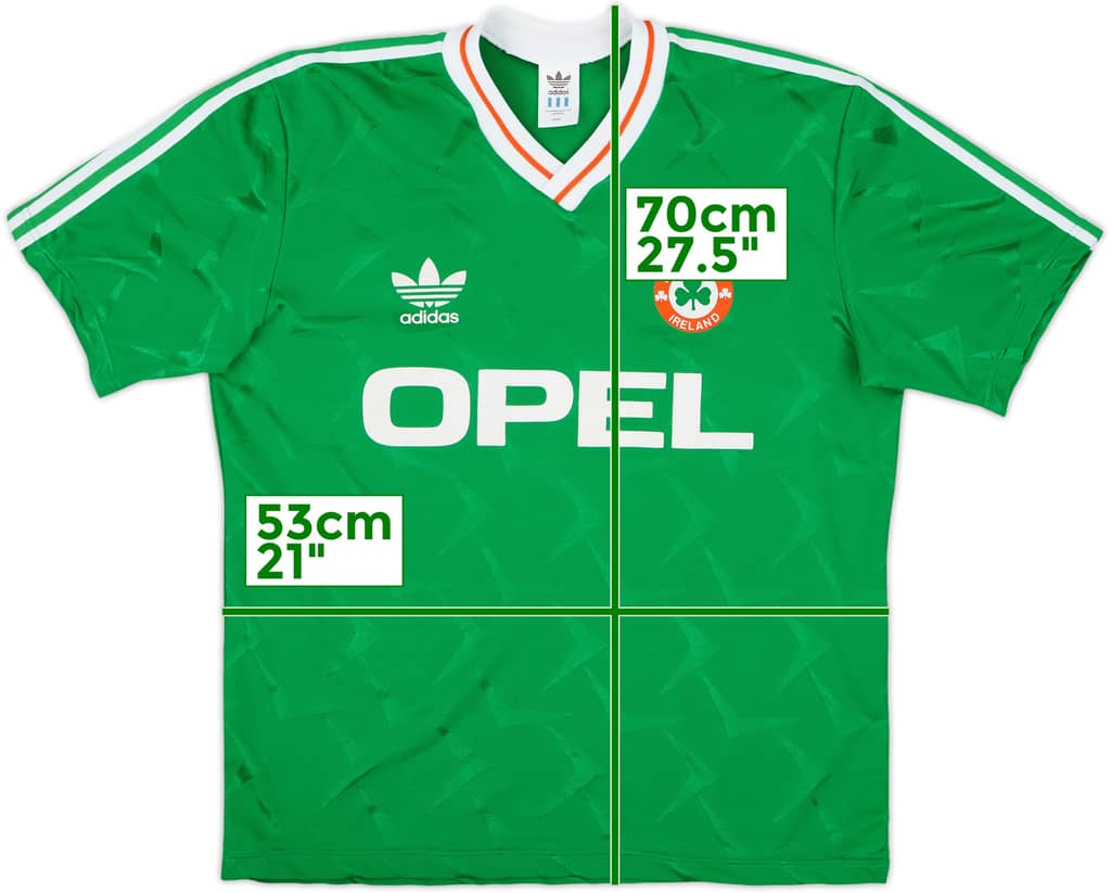 1990-92 Ireland Home Shirt - 9/10 - (L)