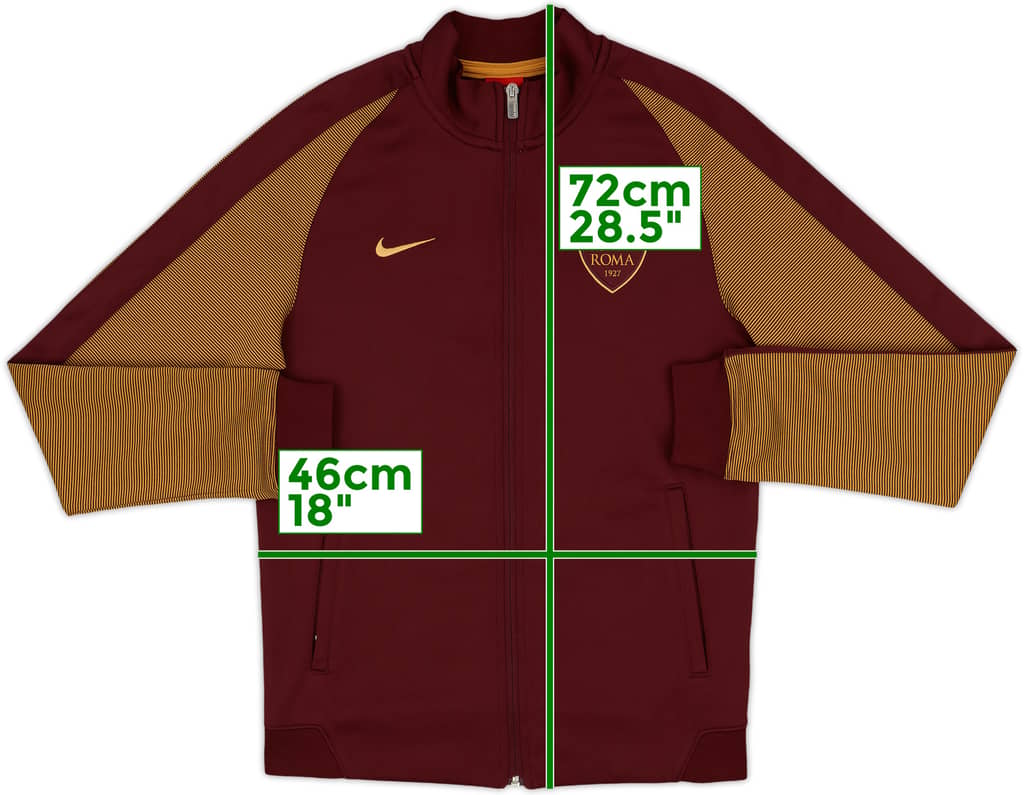 2016-17 Roma Nike Track Jacket - 10/10 - (S)