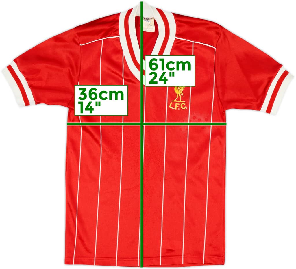 1982-85 Liverpool Home Shirt - 6/10 - (L.Boys)