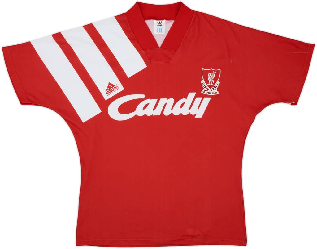 1991-92 Liverpool Home Shirt - 9/10 - (M)