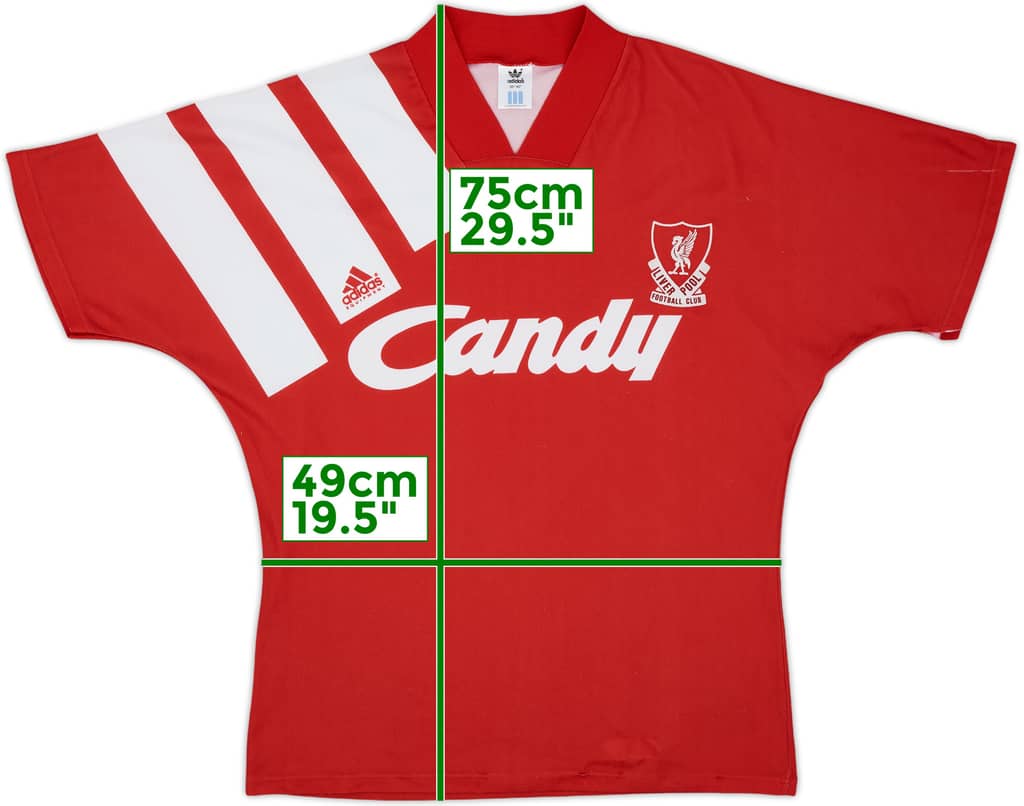 1991-92 Liverpool Home Shirt - 9/10 - (M)