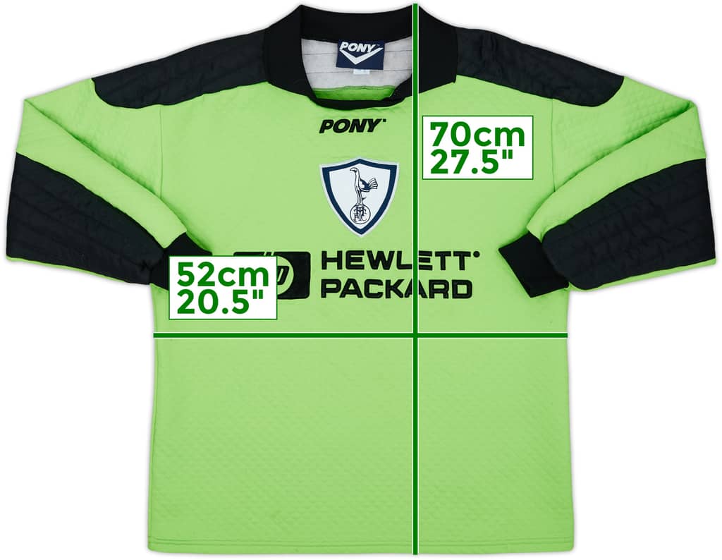 1995-96 Tottenham GK Shirt - 9/10 - (S)