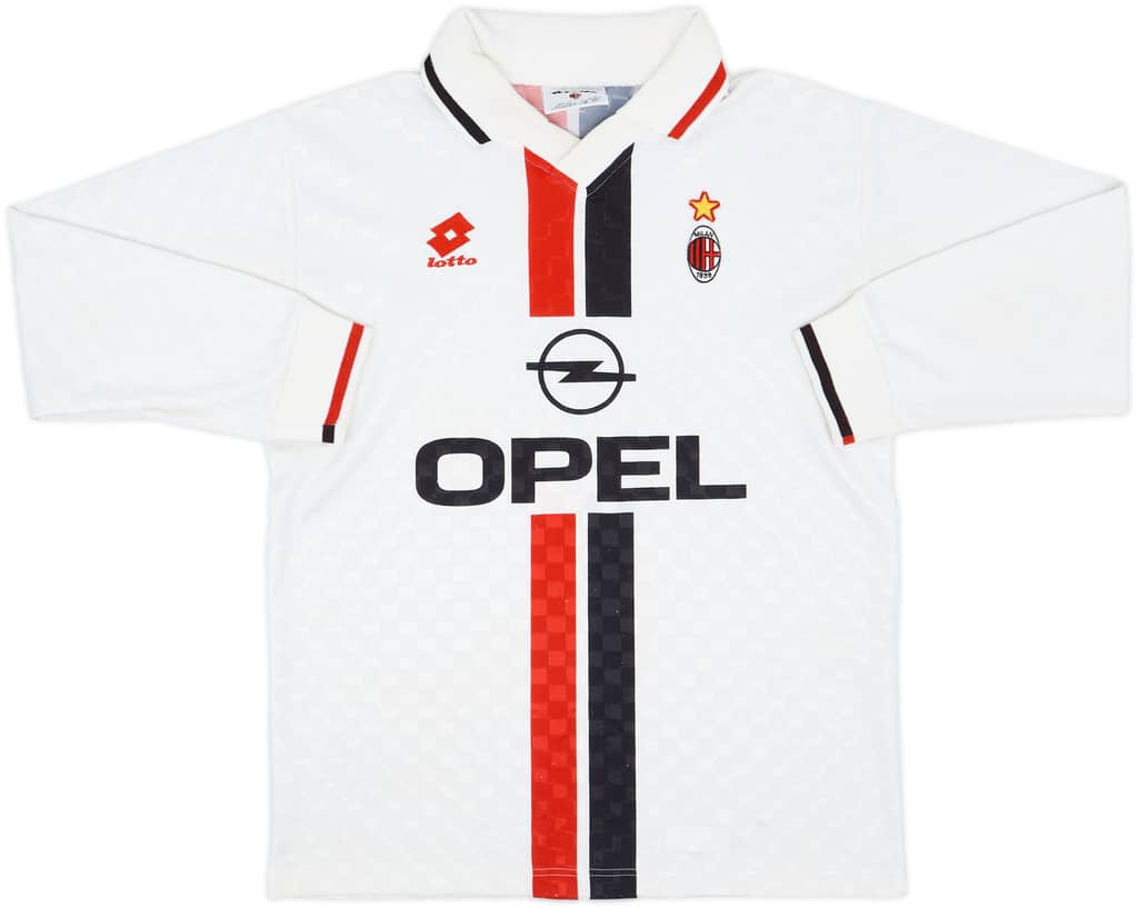 1995-96 AC Milan Away L/S Shirt - 6/10 - (L)