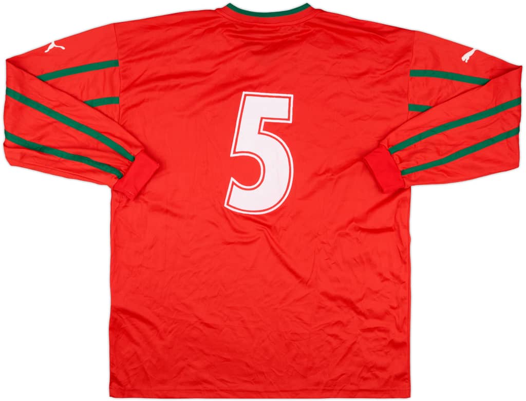 2000-02 Bulgaria Match Issue Away L/S Shirt #5