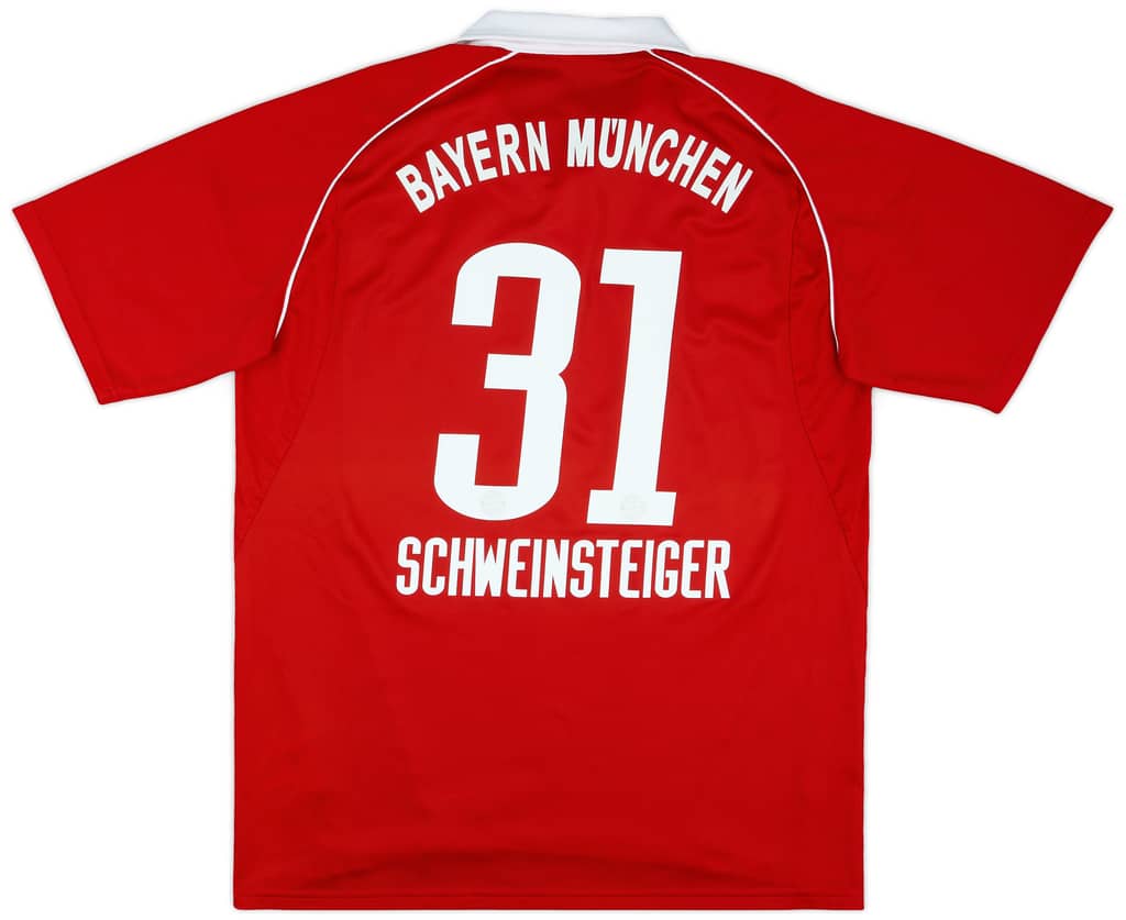 2005-06 Bayern Munich Home Shirt Schweinsteiger #31 - 8/10 - (S)