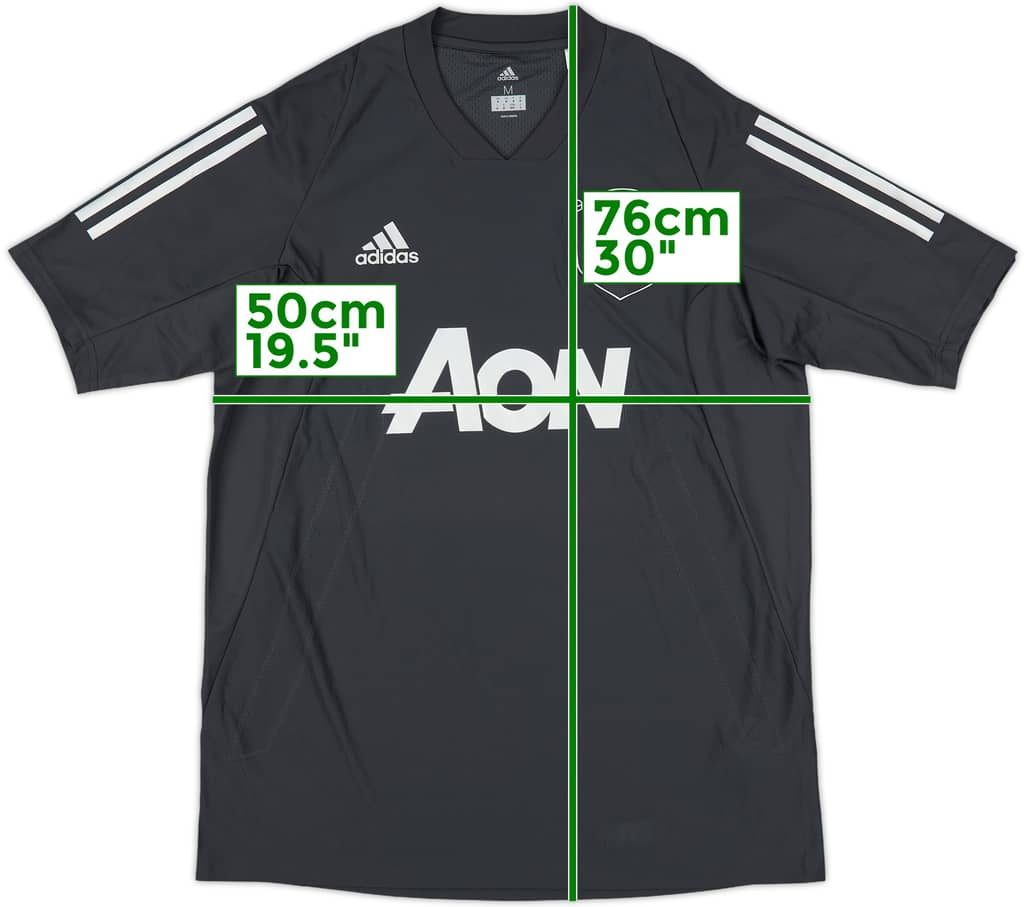 2019-20 Manchester United adidas Training Shirt - 10/10 - (M)