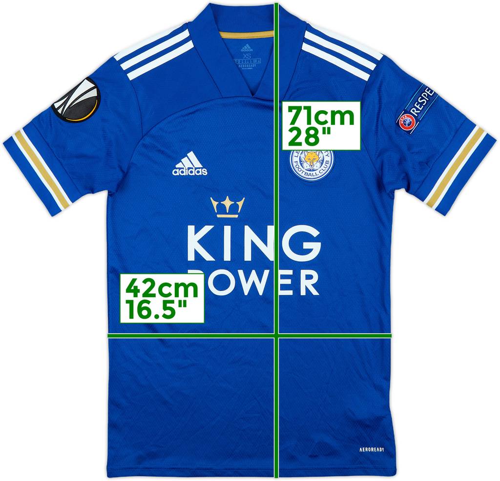 2020-21 Leicester Home Shirt - 9/10 - (XS)