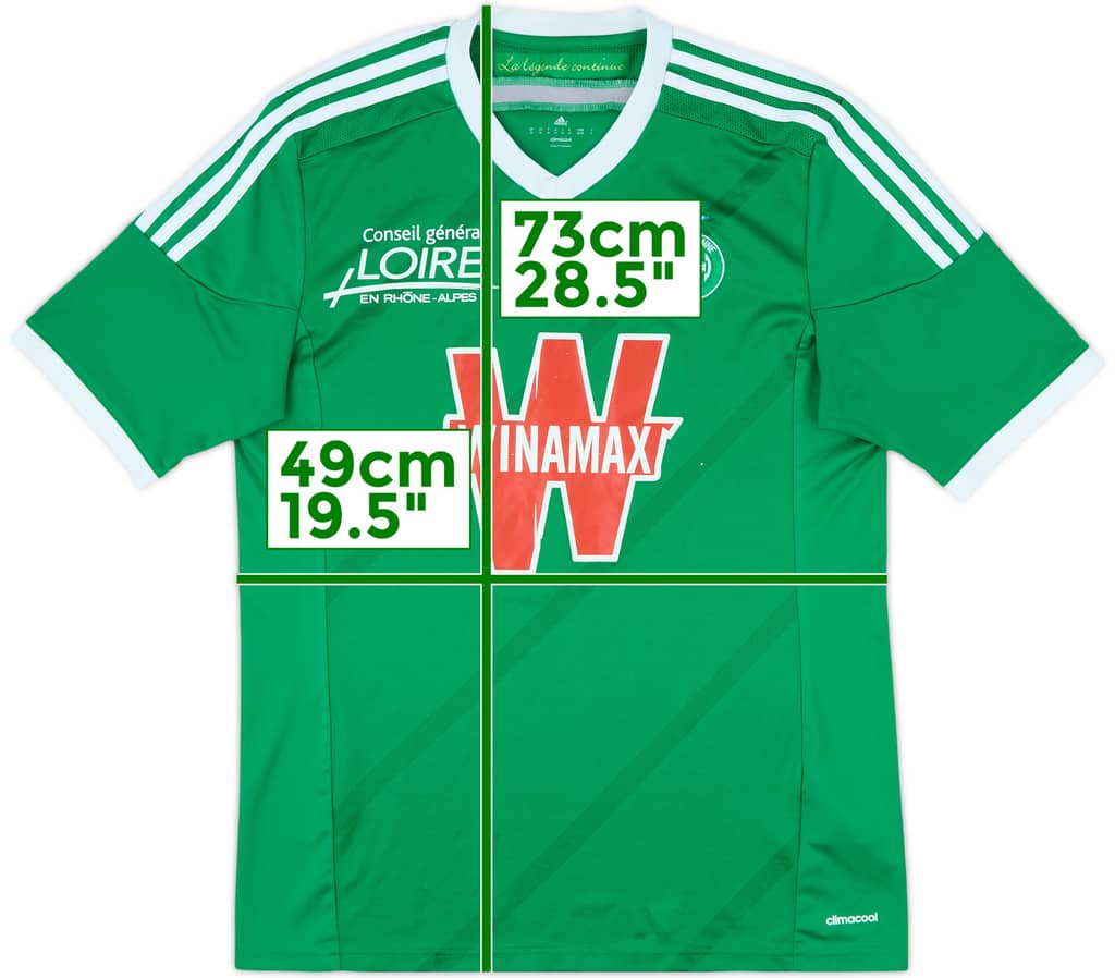 2014-15 St Etienne Home Shirt - 8/10 - (M)