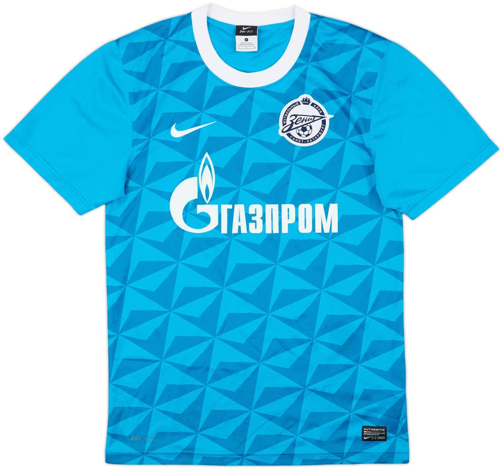 2011-12 Zenit St. Petersburg Basic Home Shirt - 9/10 - (S)