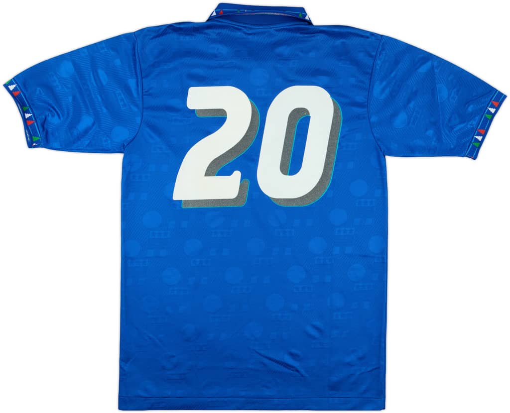 1994 Italy Home Shirt #20 - 9/10 - (L)