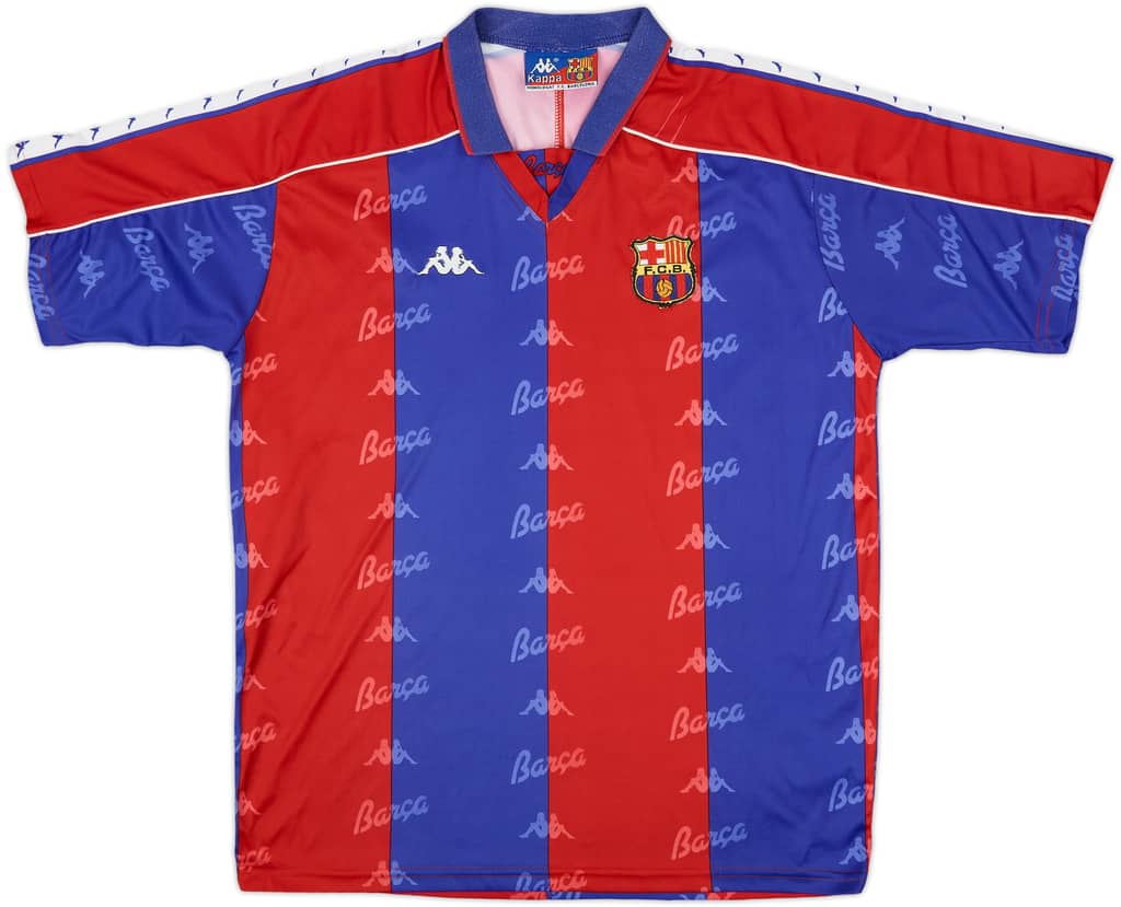 1992-95 Barcelona Home Shirt - 8/10 - (L)