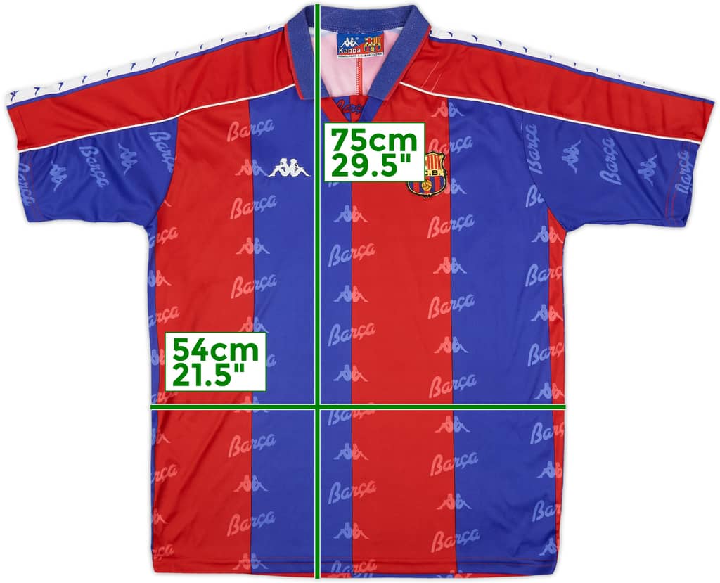 1992-95 Barcelona Home Shirt - 8/10 - (L)