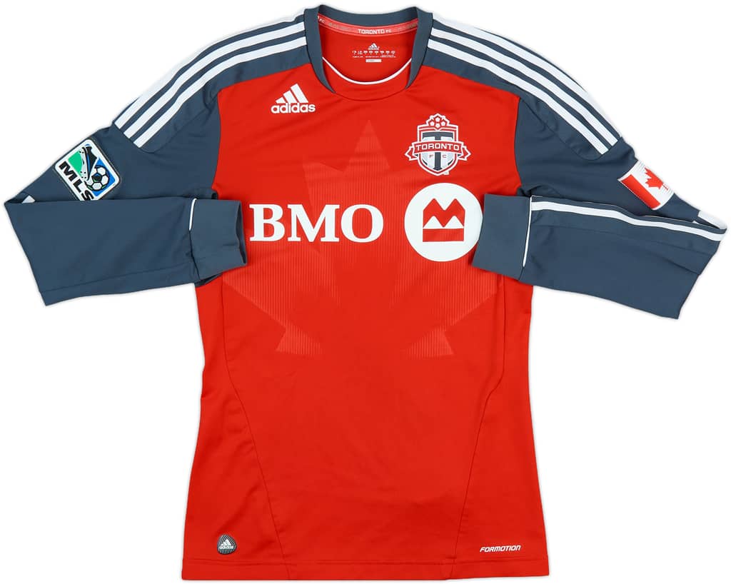 2011-13 Toronto FC Player Issue Home L/S Shirt - 9/10 - (S)