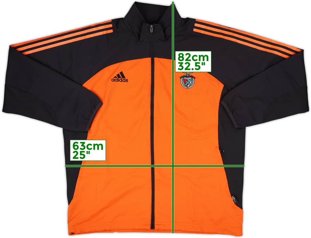 2002-04 Benfica adidas Track Jacket - 8/10 - (L)