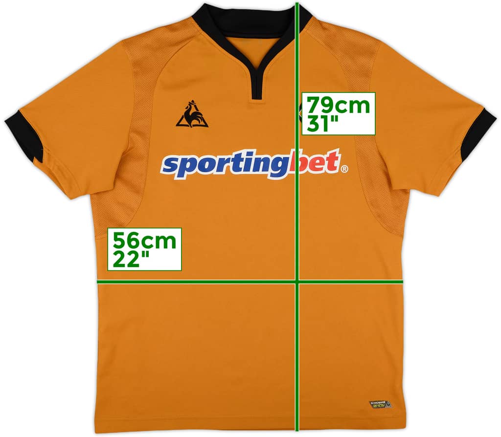 2009-10 Wolves Home Shirt - 8/10 - (L)