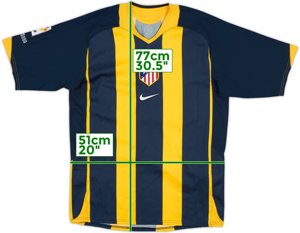 2005-06 Atletico Madrid Away Shirt - 9/10 - (M)