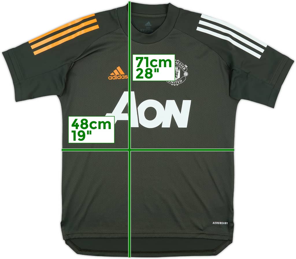 2020-21 Manchester United adidas Training Shirt - 7/10 - (XS)