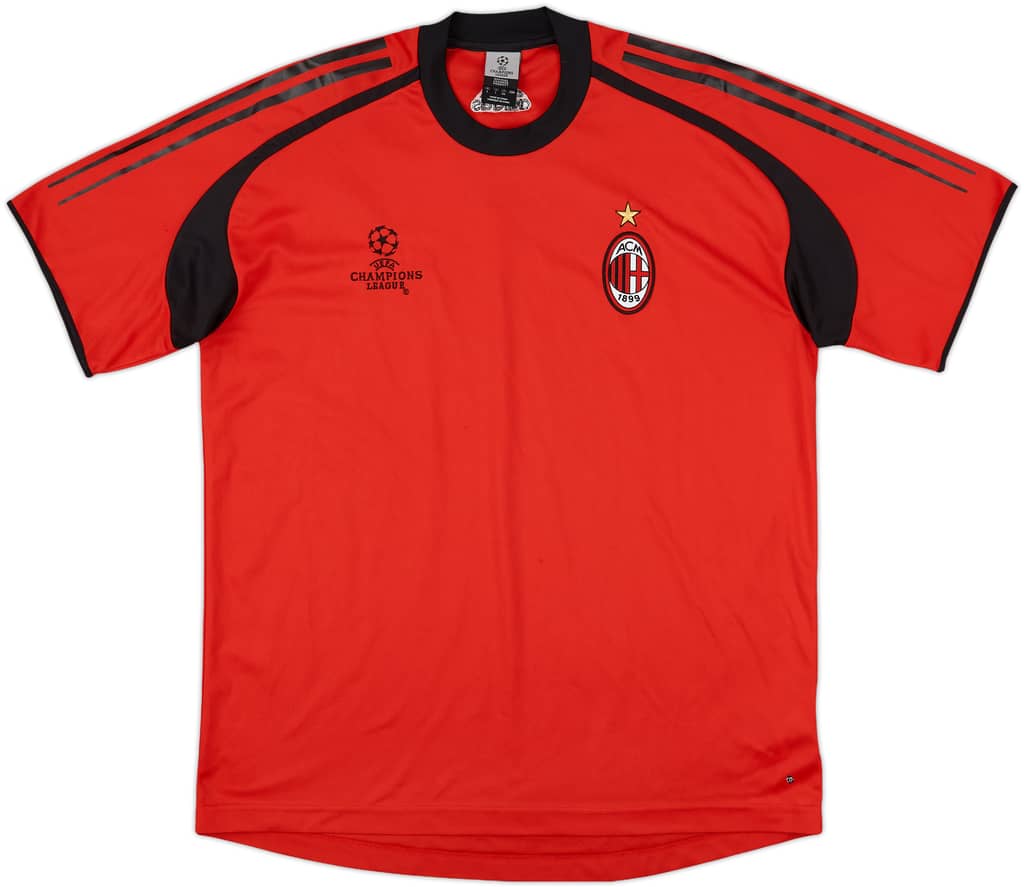 2004-05 AC Milan adidas Champions League Training Shirt - 8/10 - (L)