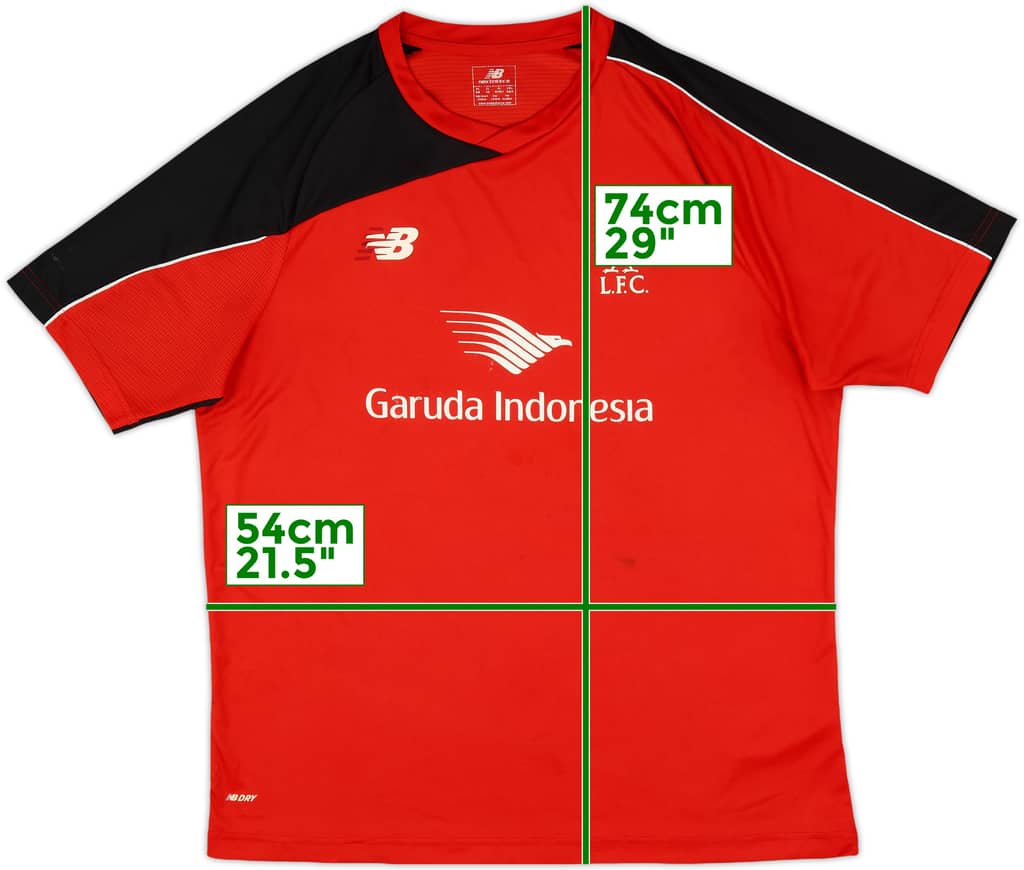 2015-16 Liverpool New Balance Training Shirt - 5/10 - (XL)