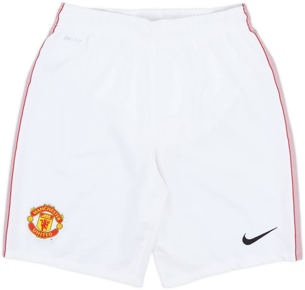 2012-13 Manchester United Home Shorts - 7/10 - (L.Boys)