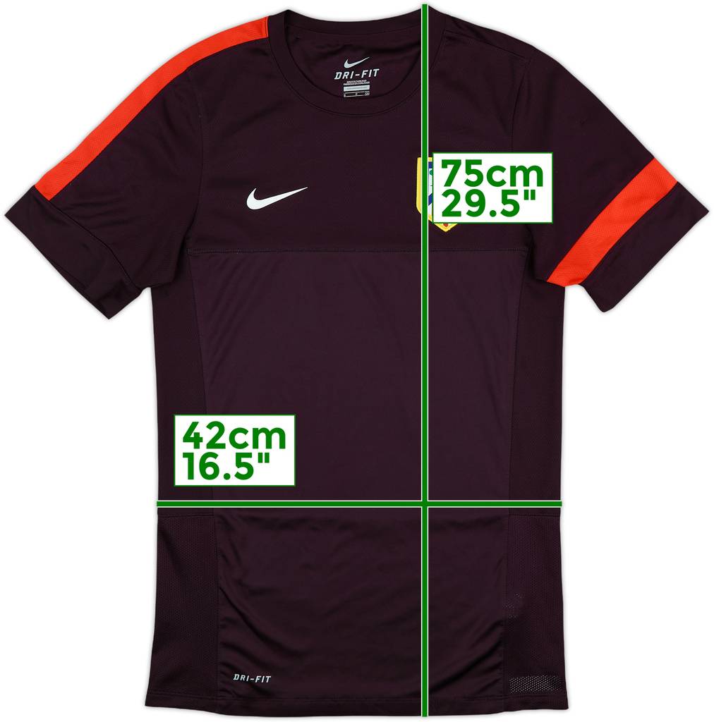 2012-13 Atletico Madrid Nike Training Shirt - 9/10 - (S)