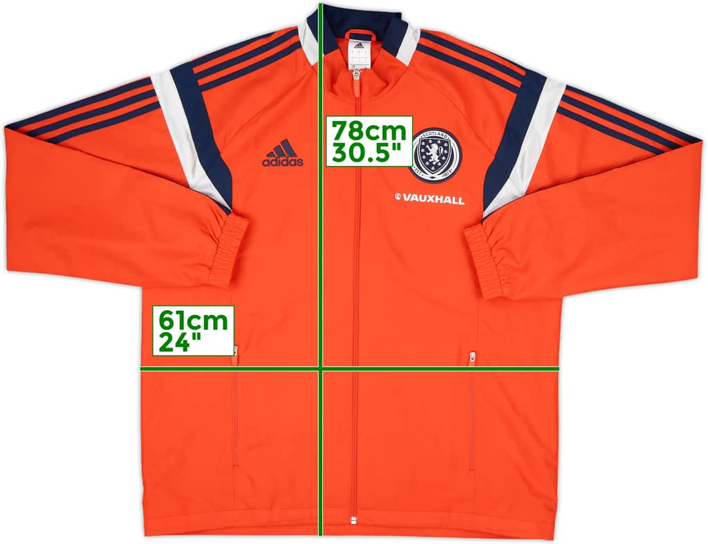 2014-15 Scotland adidas Track Jacket - 8/10 - (L)