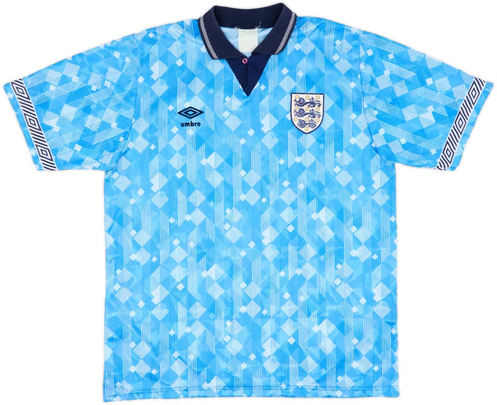 1990-92 England Third Shirt - 8/10 - (L)