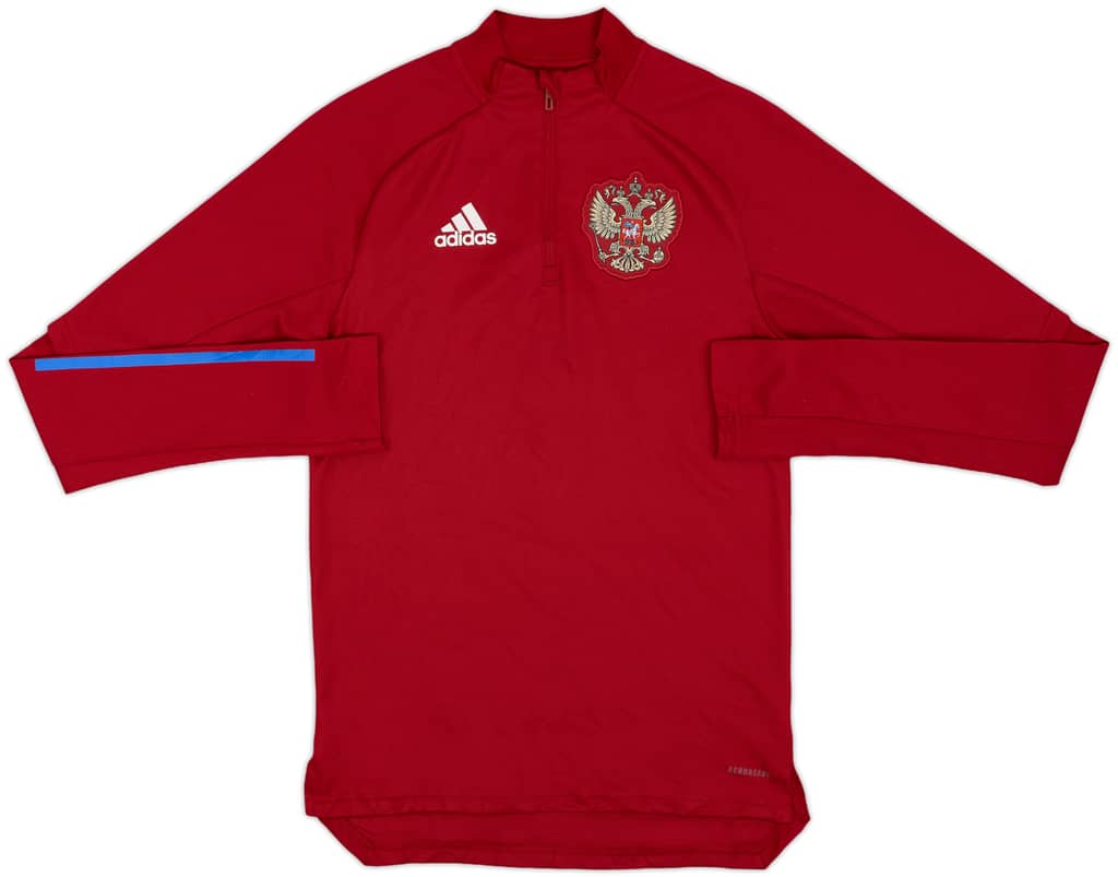 2018-20 Russia adidas 1/4 Zip Training Top - 8/10 - (XS)