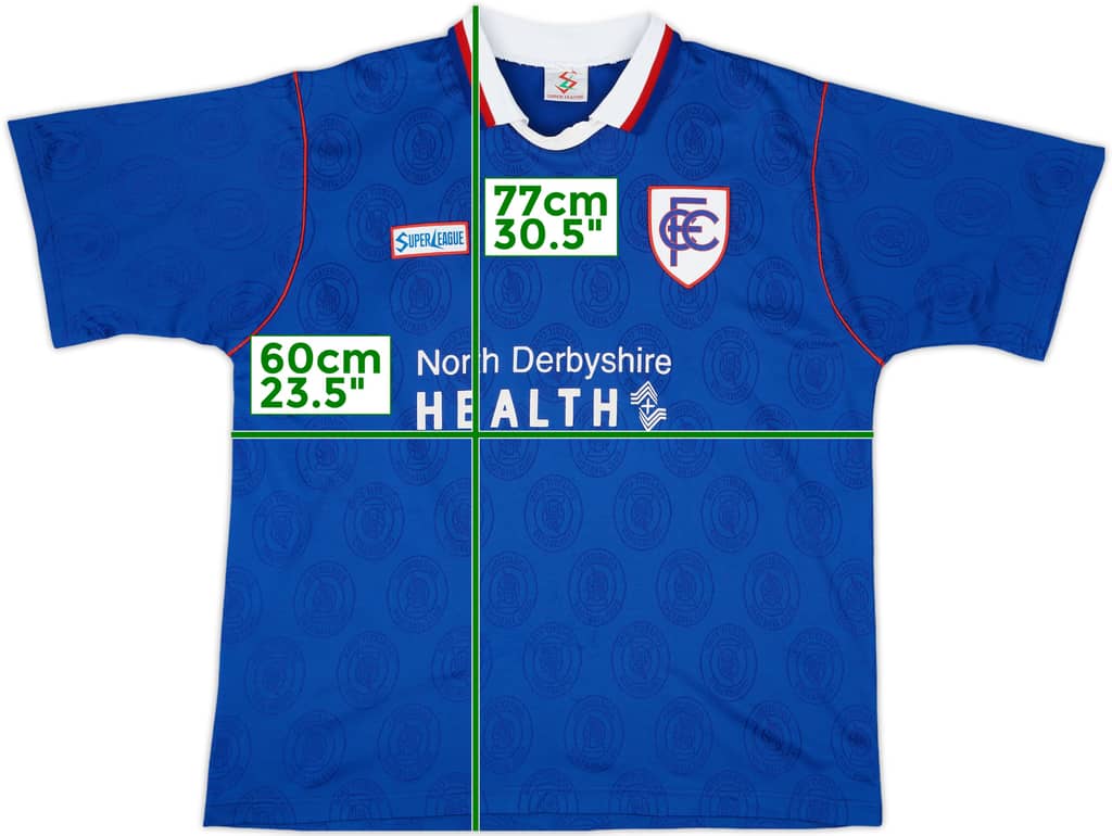 1996-98 Chesterfield Home Shirt - 6/10 - (XL)