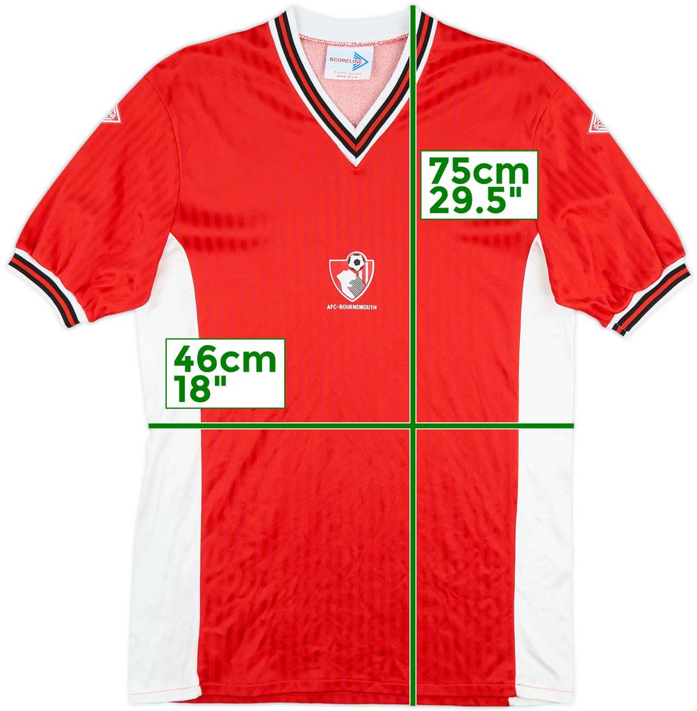 1989-90 Bournemouth Home Shirt - 10/10 - (M)