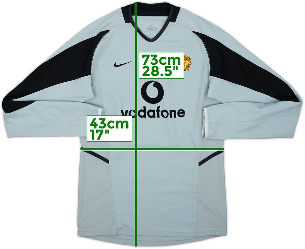 2002-04 Manchester United GK Shirt - 9/10 - (XL.Boys)