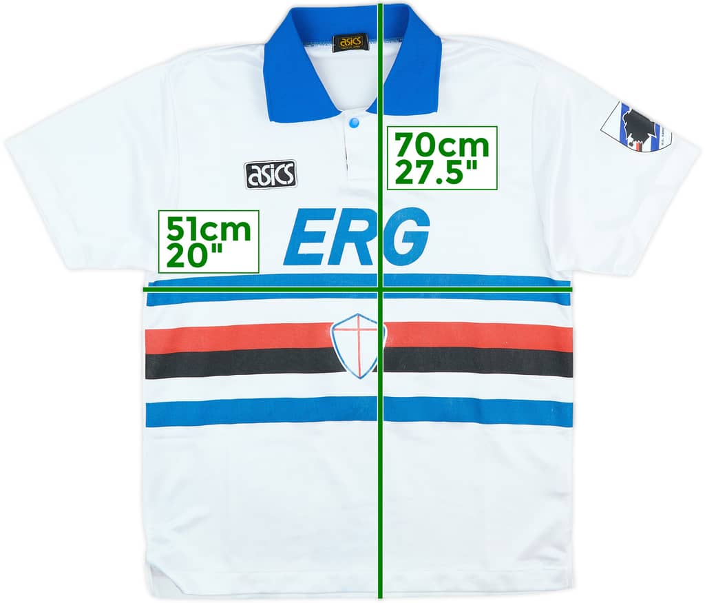 1992-94 Sampdoria Away Shirt - 8/10 - (M)