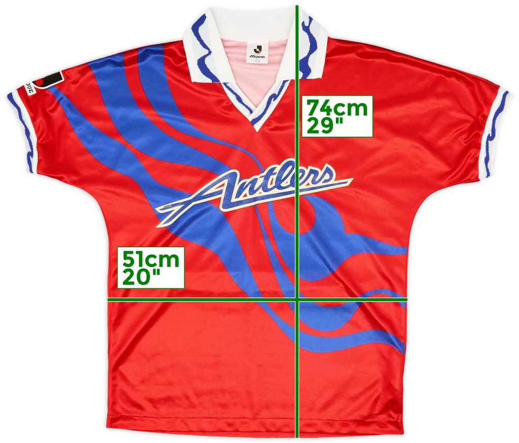 1993-94 Kashima Antlers Home Shirt - 8/10 - (M/L)
