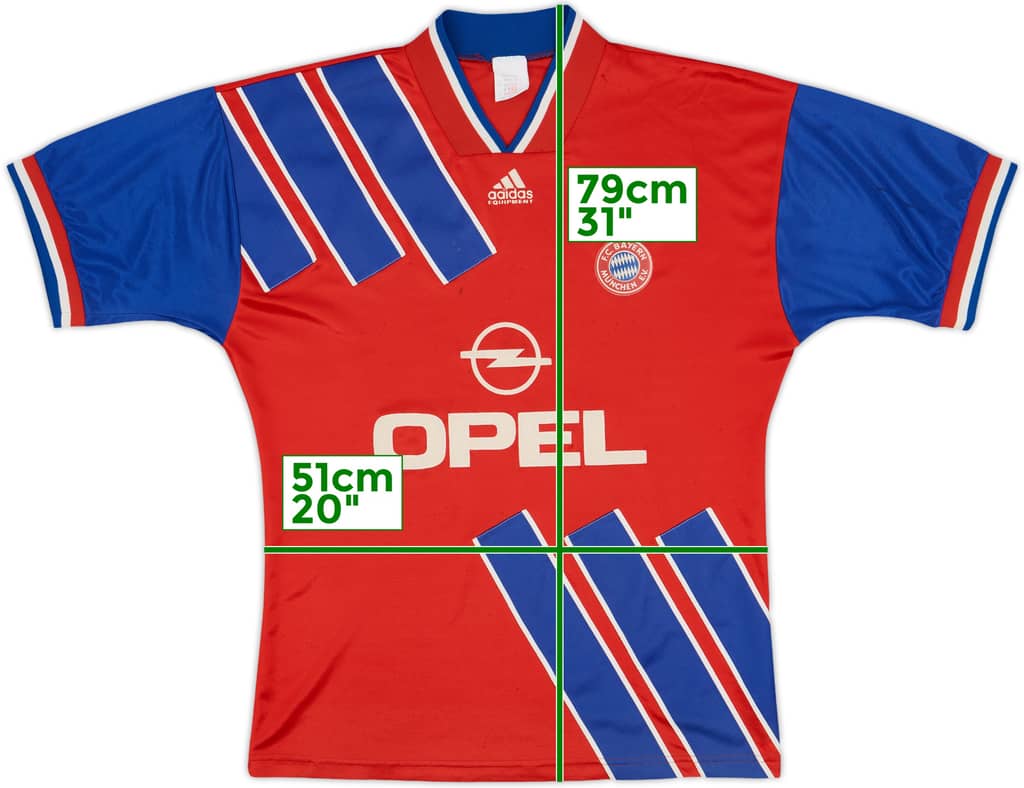 1993-95 Bayern Munich Home Shirt - 5/10 - (L)