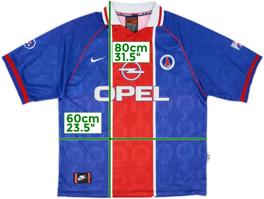 パリサンジェルマンユニフォーム96-97 PSG 96'-97'ユニフォーム