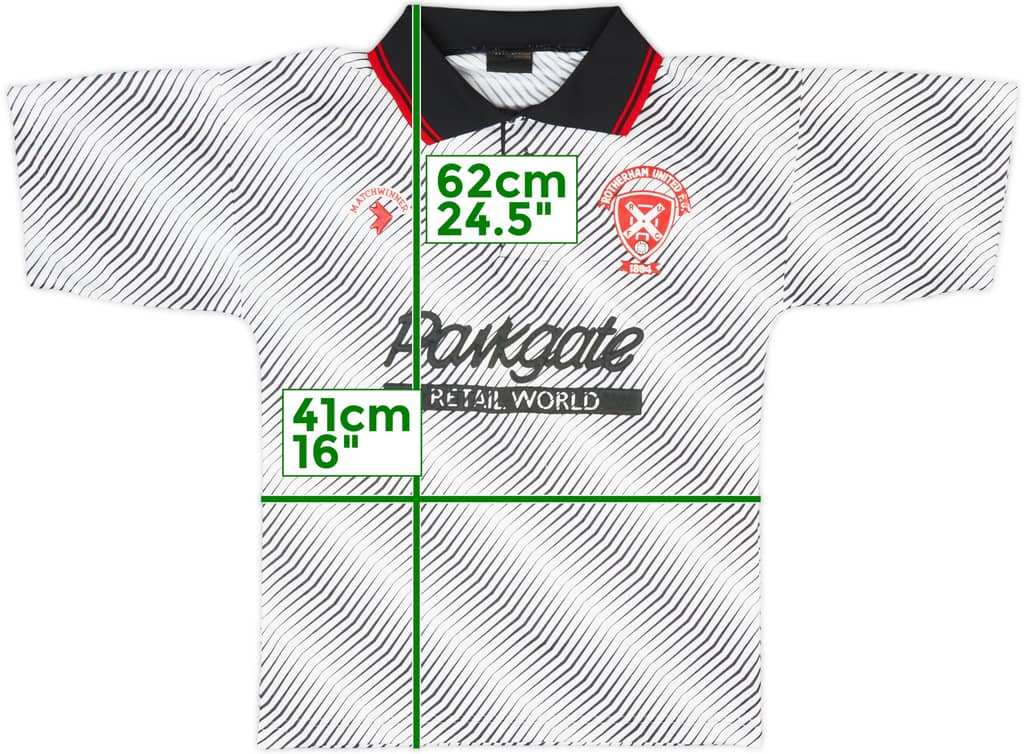 1991-93 Rotherham Away Shirt - 5/10 - (S)