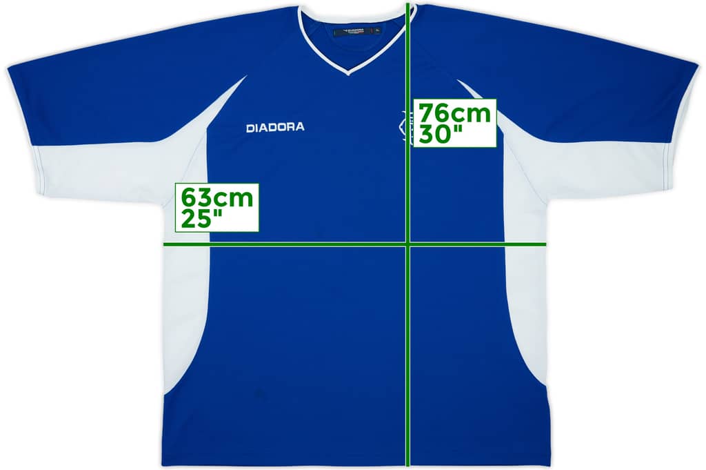 2002-03 Rangers Diadora Training Shirt - 9/10 - (XL)
