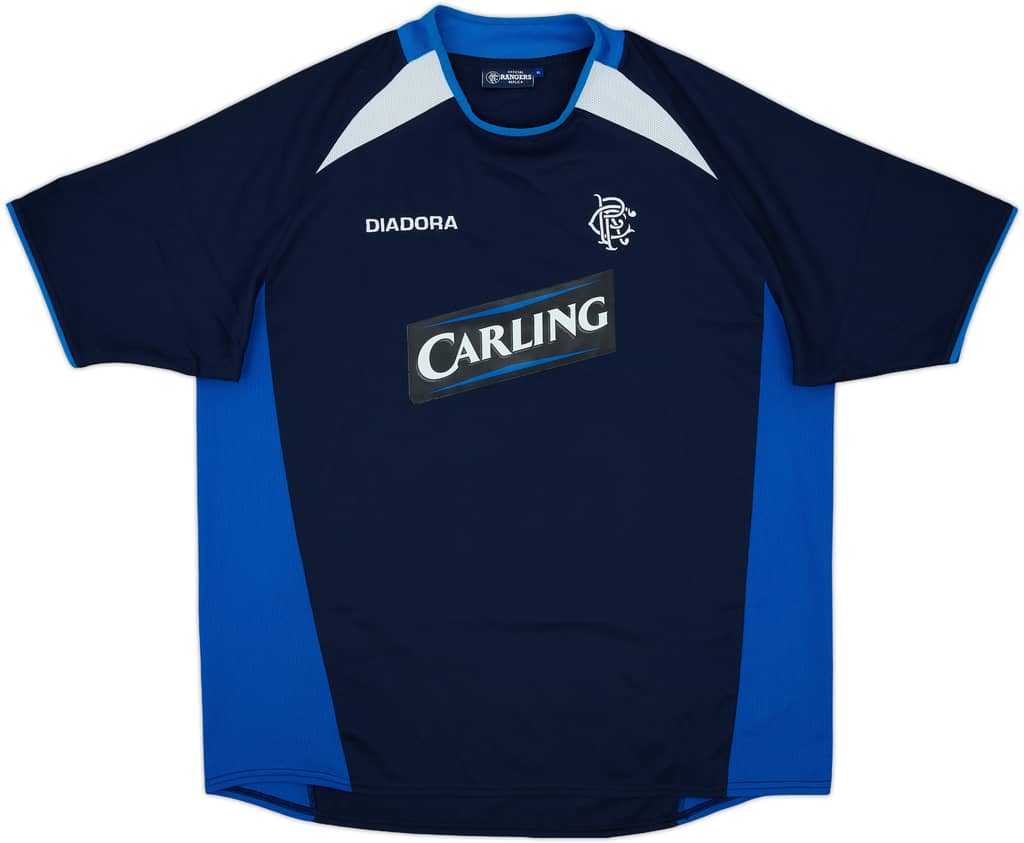 2004-05 Rangers Diadora Training Shirt - 8/10 - (XL)