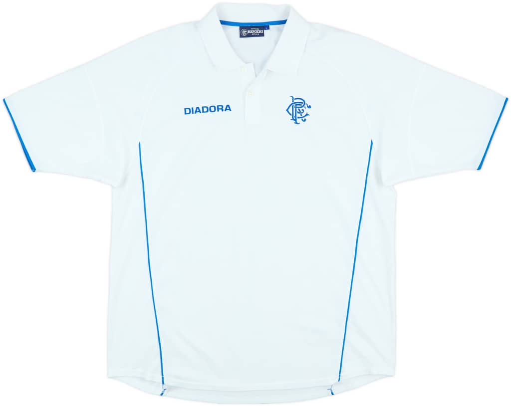 2002-03 Rangers Diadora Polo Shirt - 10/10 - (L)
