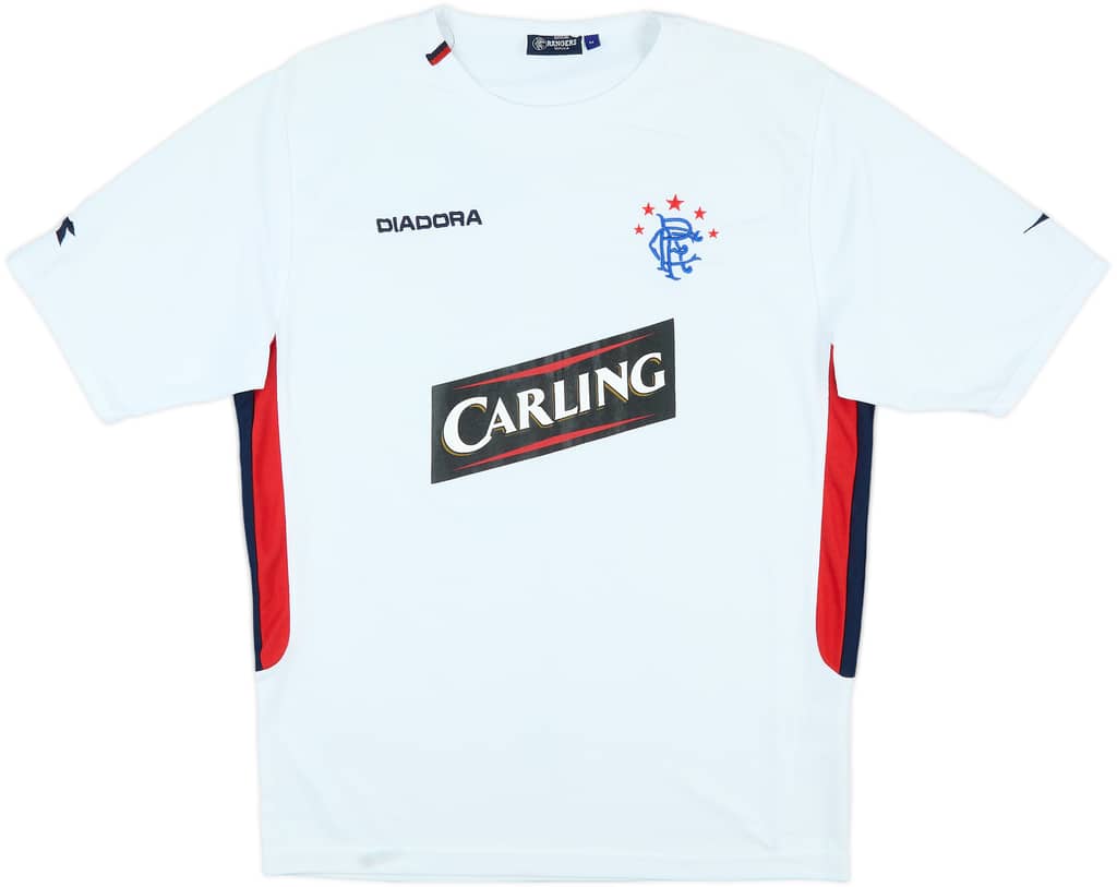 2004-05 Rangers Diadora Training Shirt - 9/10 - (M)