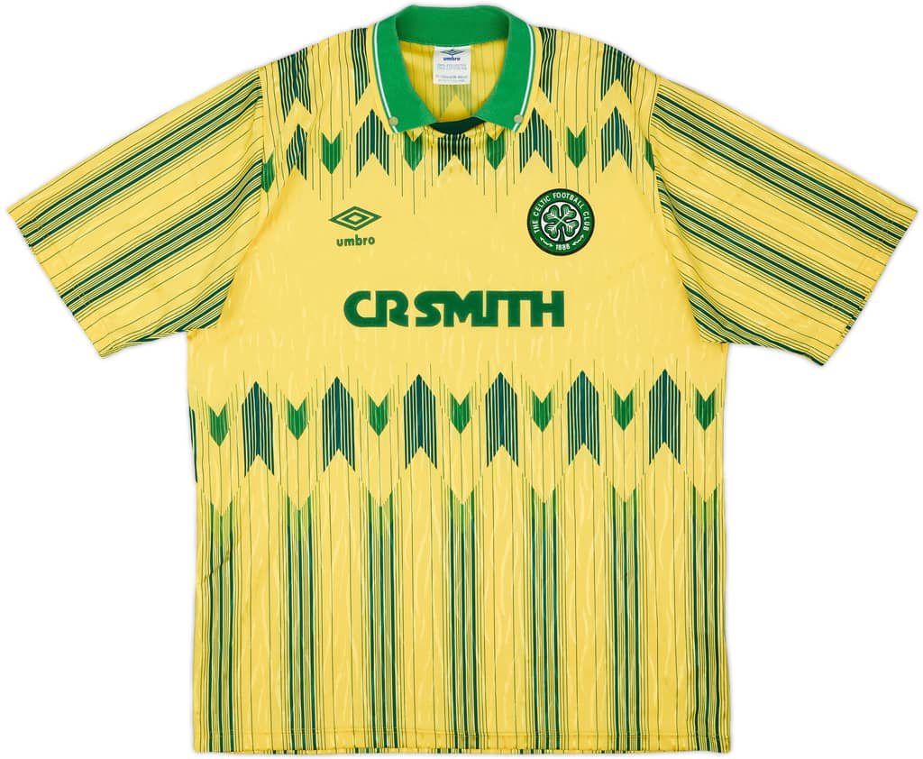 1989-91 Celtic Away Shirt - 9/10 - (M)