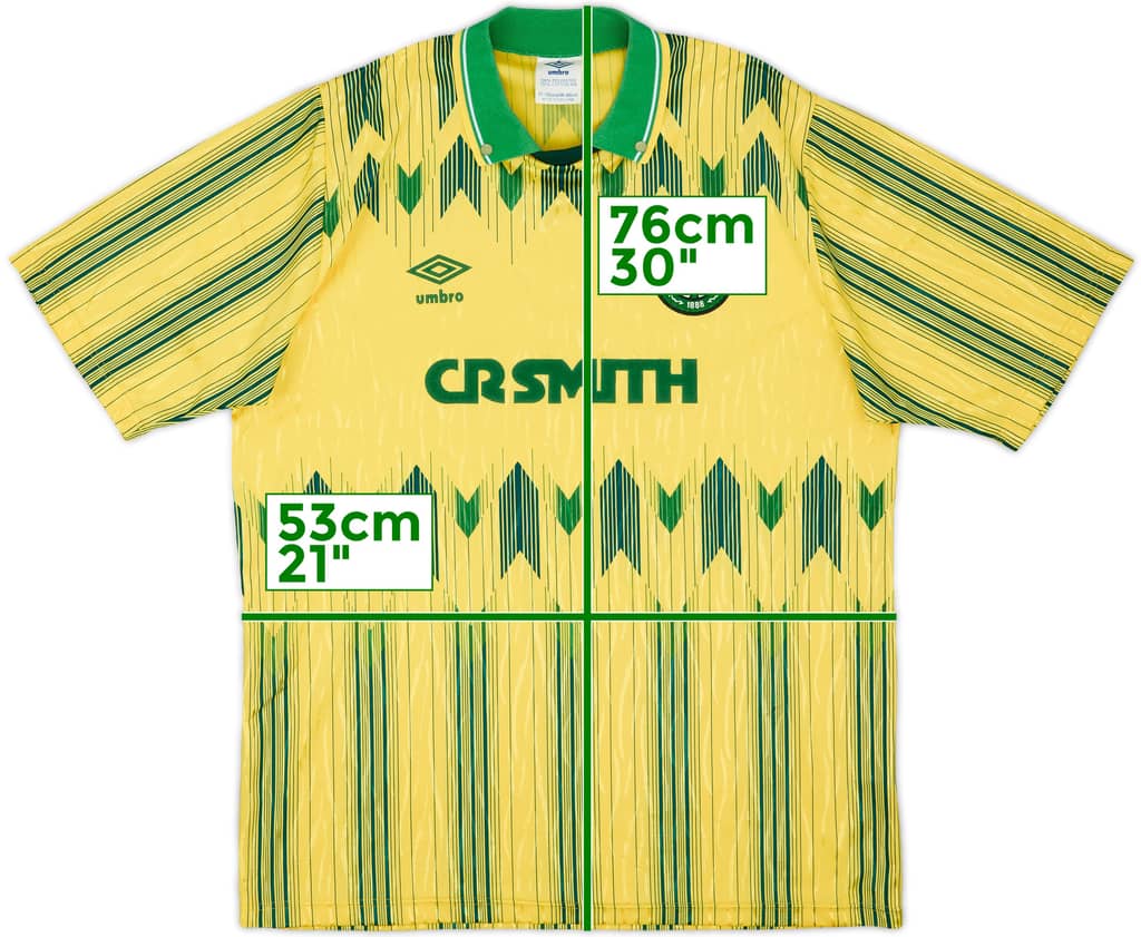 1989-91 Celtic Away Shirt - 9/10 - (M)