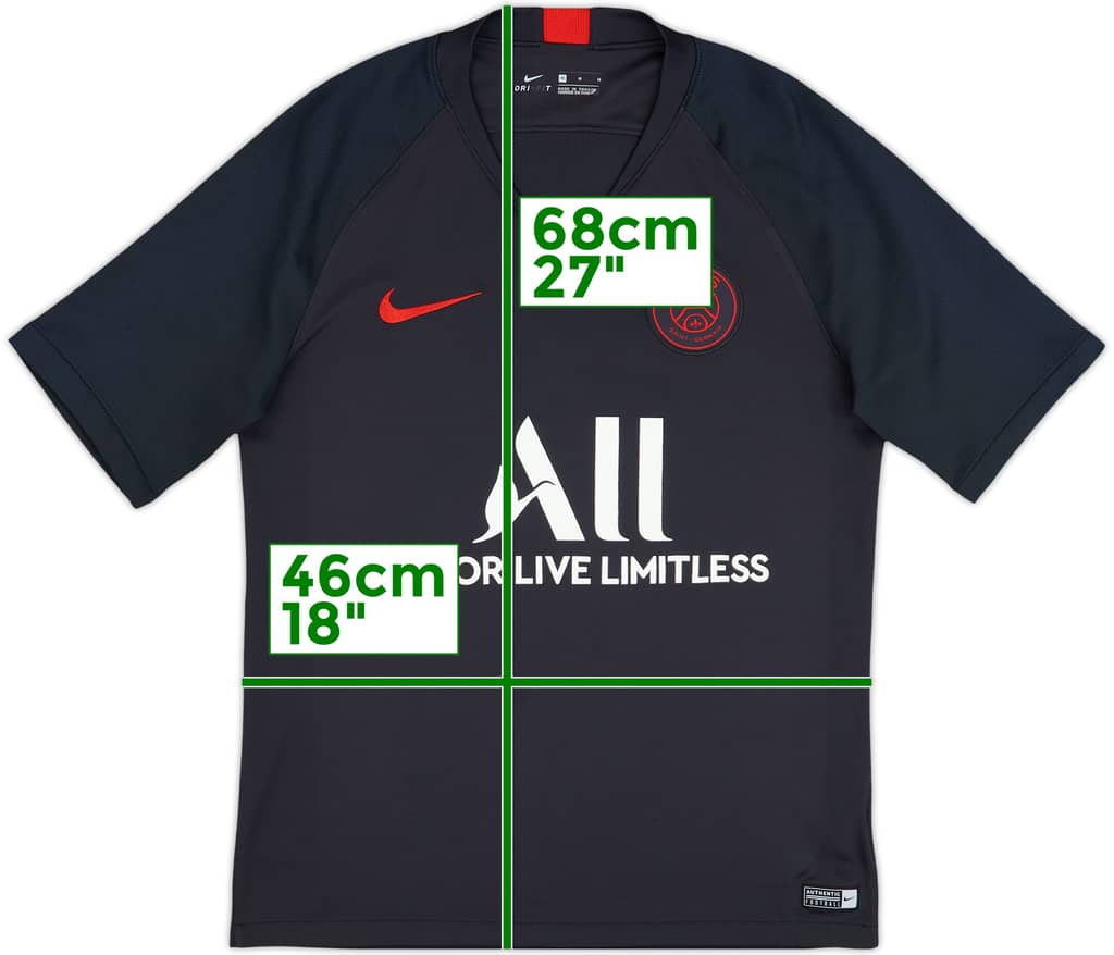 2019-20 Paris Saint-Germain Nike Camiseta de Entrenamiento - 9/10 - (M)