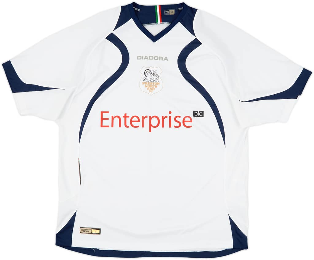 2007-08 Preston North End Home Shirt - 8/10 - (XL)