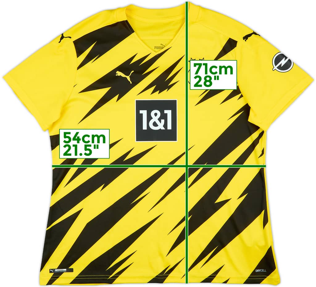 2020-21 Borussia Dortmund Home Shirt - 9/10 - (Women's XXL)