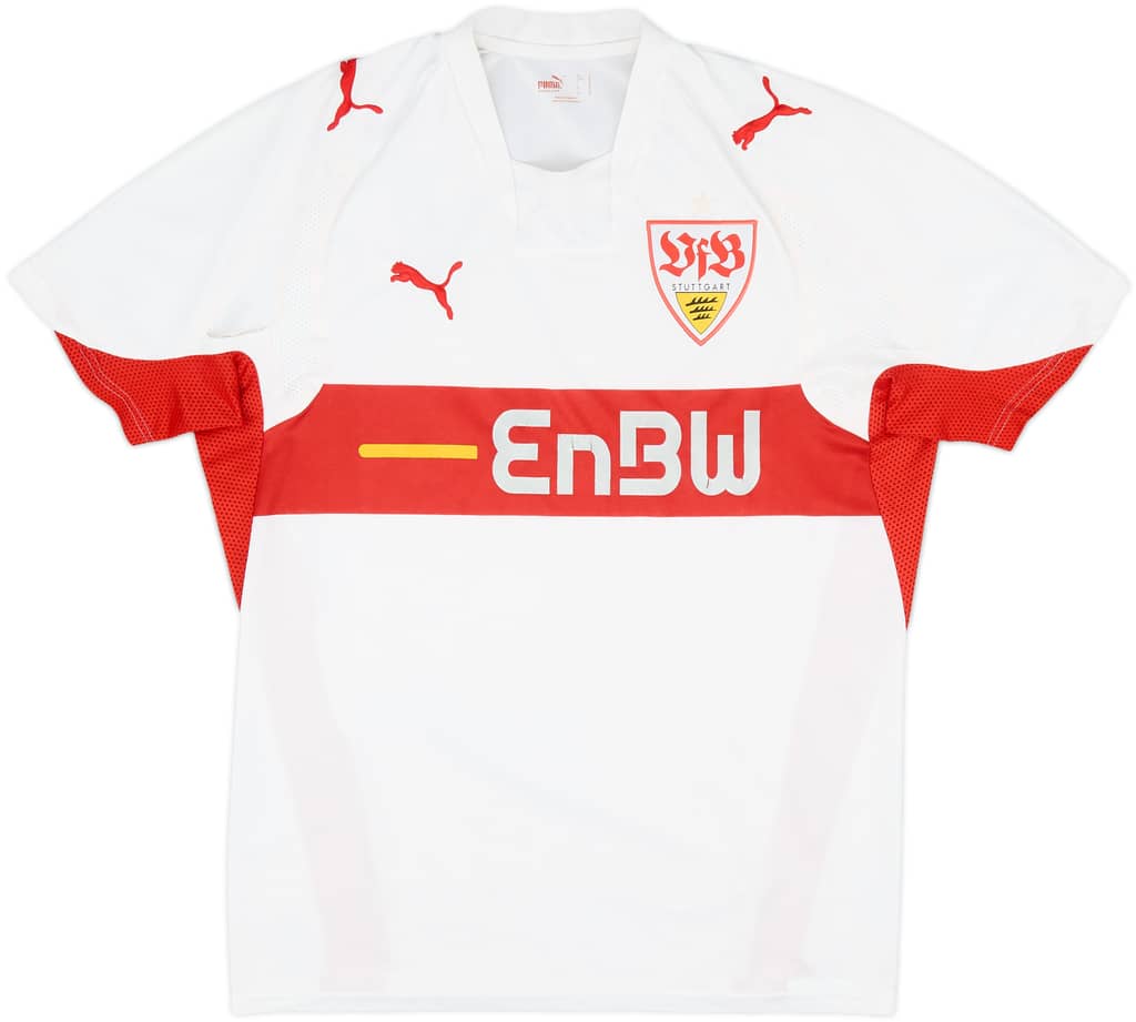 2007-08 Stuttgart Home Shirt - 5/10 - (M)