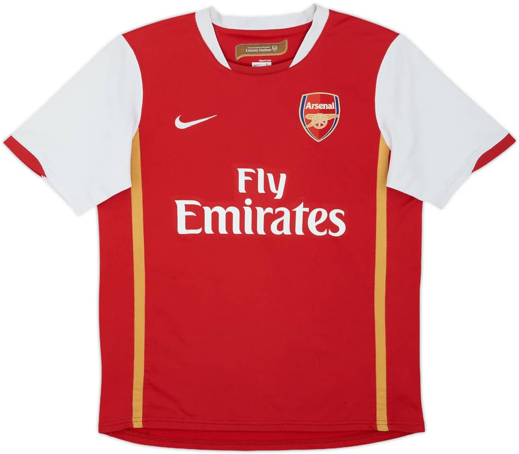 2006-08 Arsenal Home Shirt - 6/10 - (L.Boys)