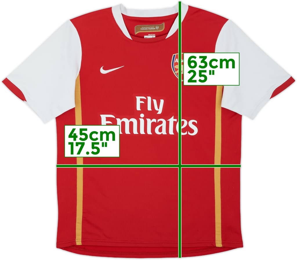 2006-08 Arsenal Home Shirt - 6/10 - (L.Boys)