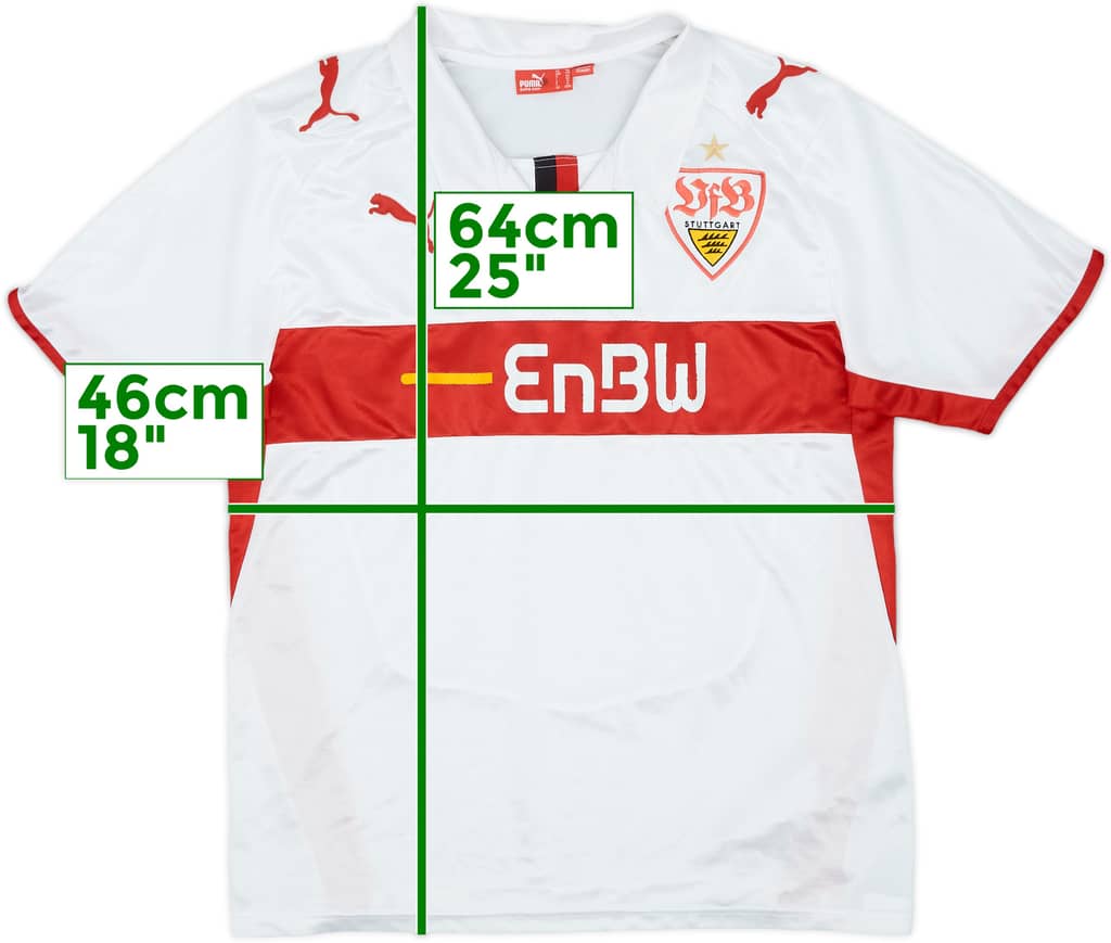 2008-09 Stuttgart Home Shirt - 7/10 - (XL.Boys)