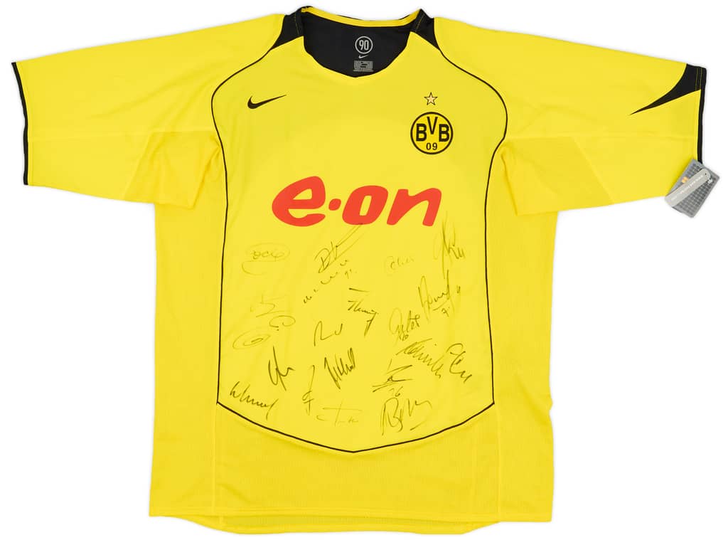 2004-05 Borussia Dortmund Signed Home Shirt (XL)